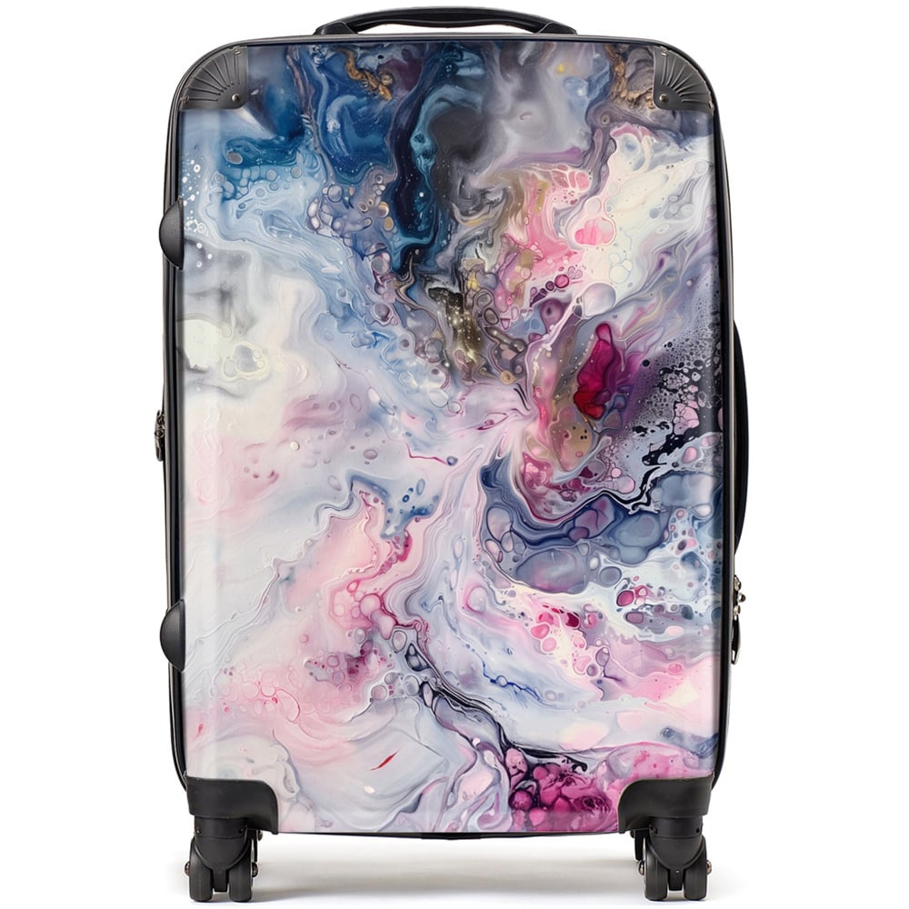 Warren Reed Designer Medium Ethereal Swirls Dreams In Motion Suitcase Image 1