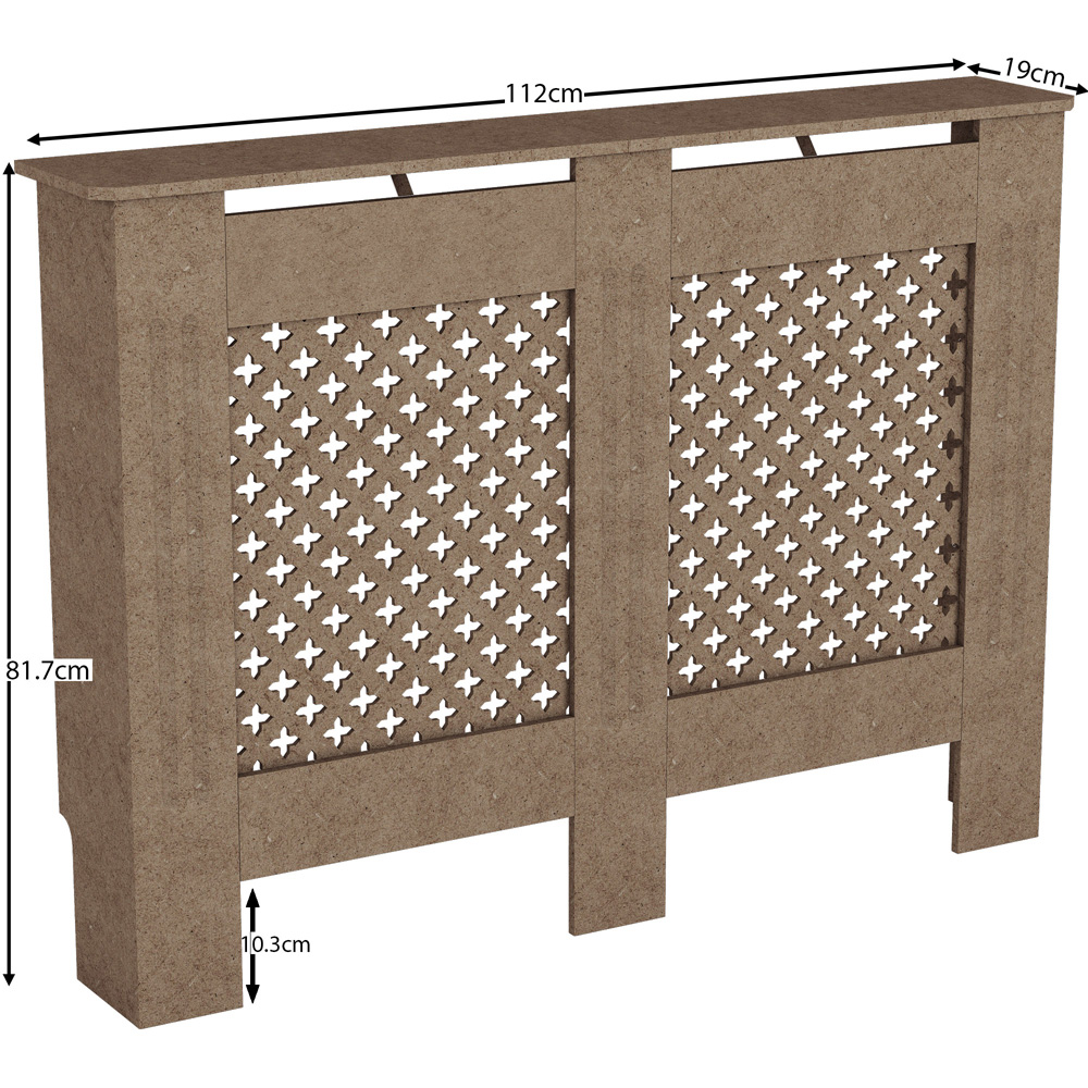 VIDA DESIGNS Oxford Unfinished Radiator Cover Medium Image 7