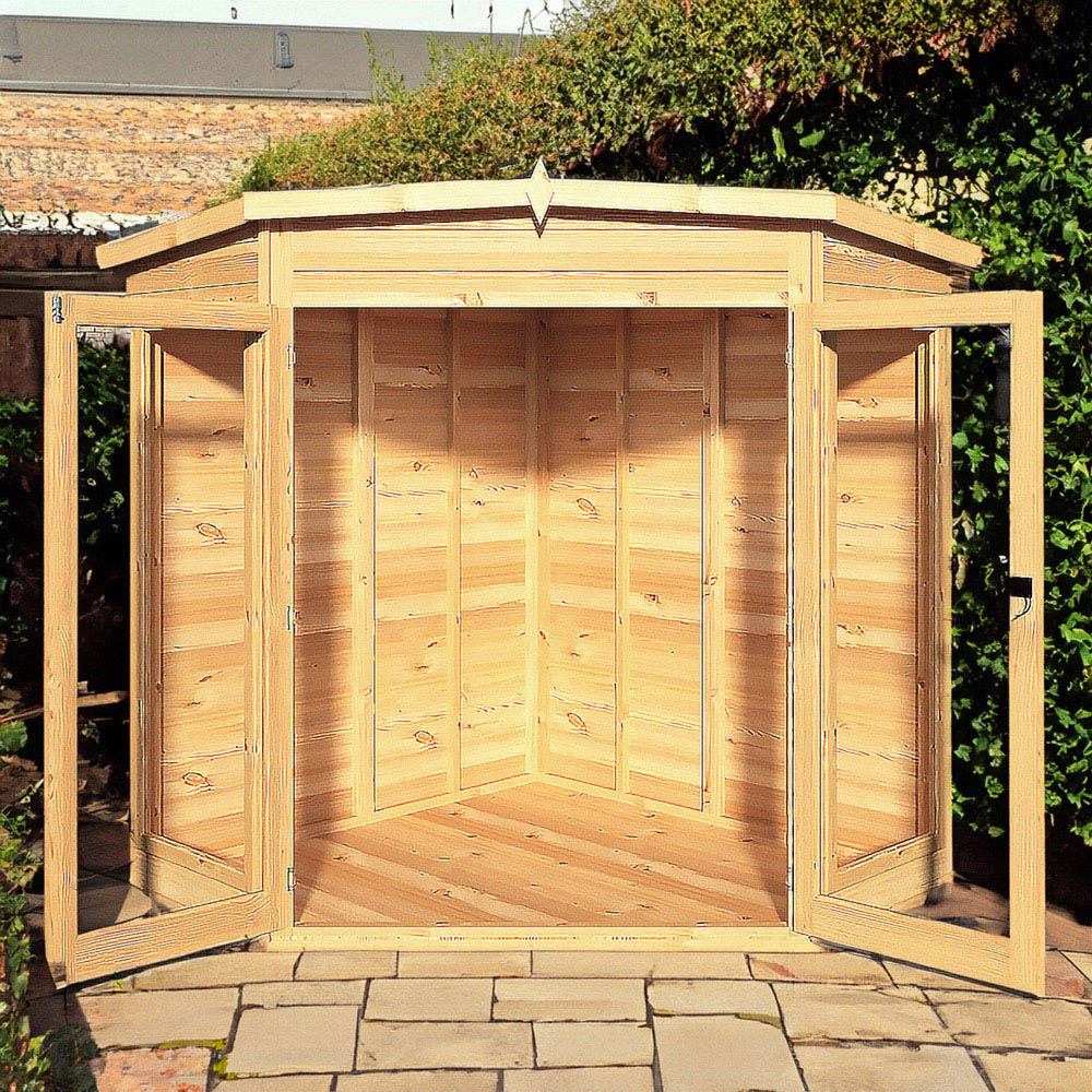 Shire Barclay 6 x 6ft Shiplap Pent Garden Summerhouse Image 5