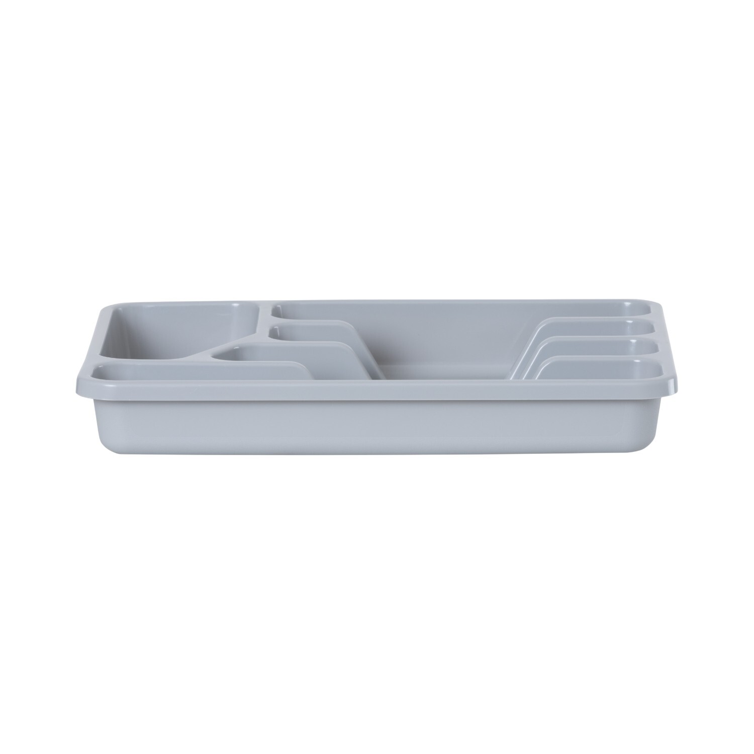 My Home 5 Compartment Cutlery Tray - Grey Image 3