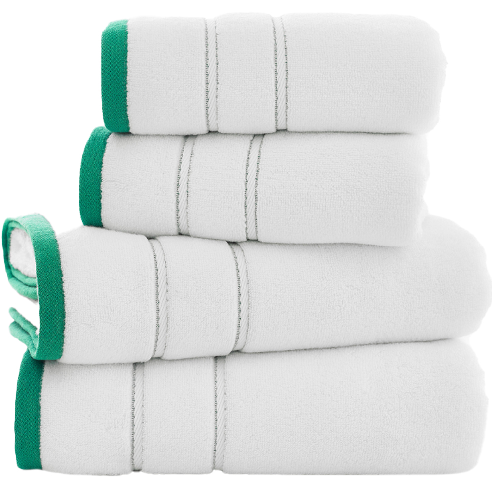 Lobster Creek Delamere Zero Twist Green Bath Sheet Image
