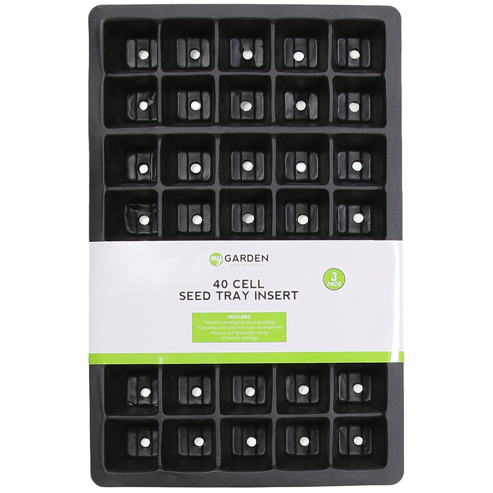 Pack Of Cell Inserts - Black / 40 cells per tray Image