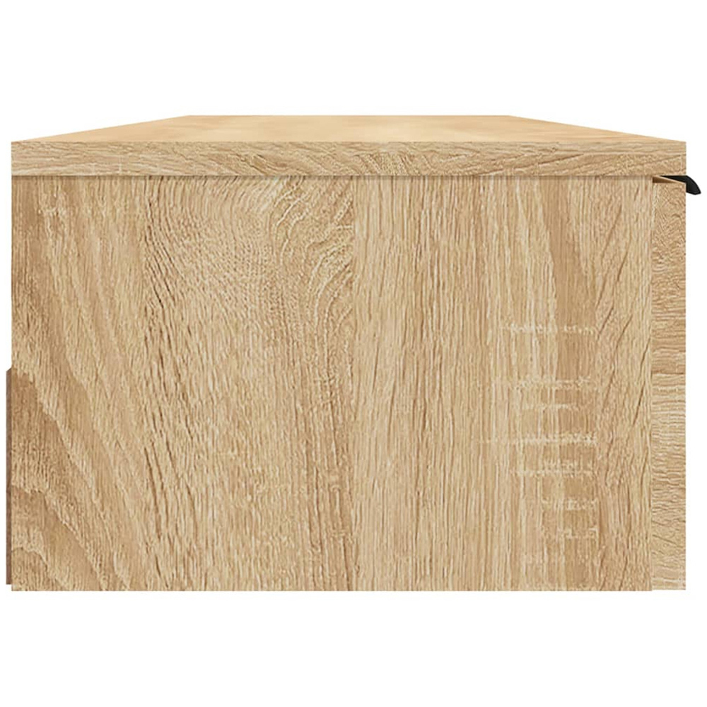 vidaXL 3 Drawer Sonoma Oak Wall Mounted Cabinet Image 7