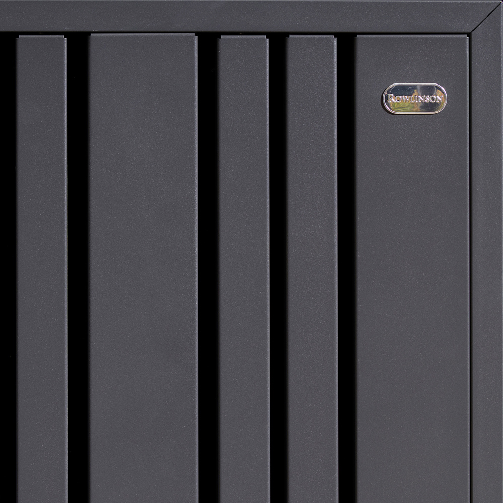 Rowlinson Wimbledon Anthracite 4 Wheelie Bin Store Image 7