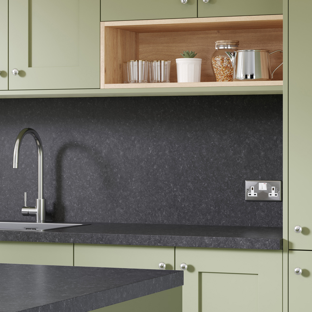 Options Plus Lima Stone Post-Formed Laminate Kitchen Upstand 3000 x 100 x 20mm Image 5