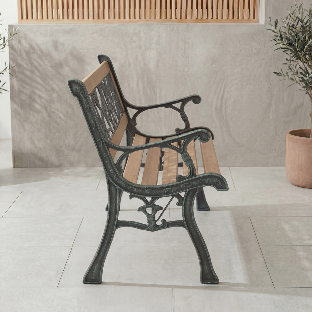GARDEN VIDA Rose Style Garden Bench Image 5