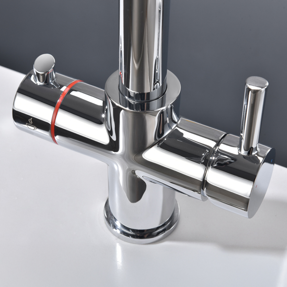 Reginox Tribezi CH SL 3 in 1 Chrome Hot Water Tap Image 5