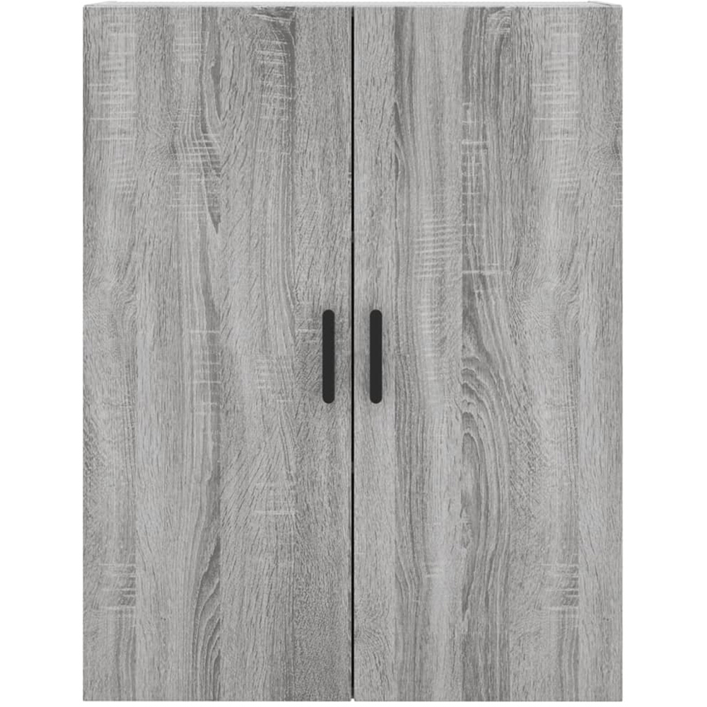 vidaXL 2 Door Grey Sonoma Wall Mounted Storage Cabinets 2 Pack Image 6