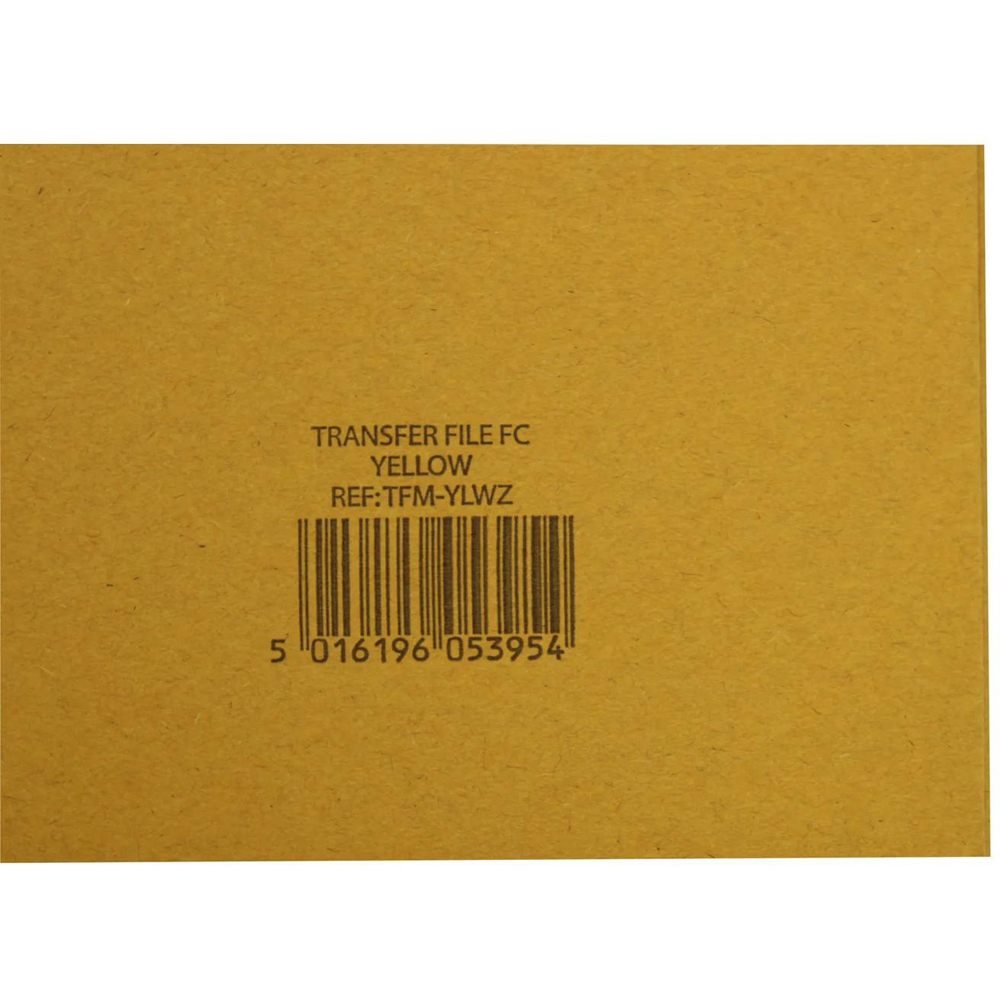 Exacompta 285gsm Yellow Foolscap Spiral File 25 Pack Image 5