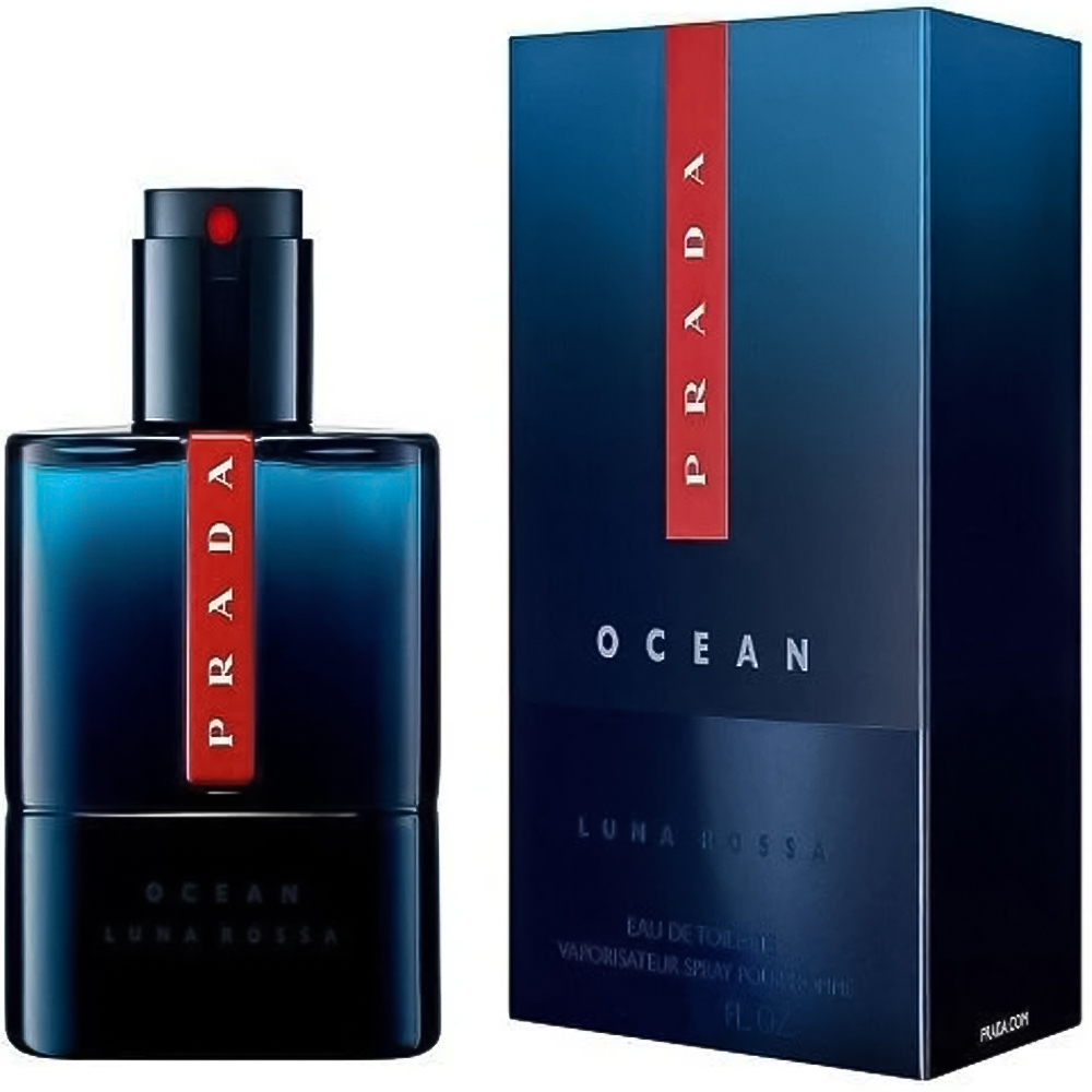 Prada Luna Rossa Ocean Eau De Toilette 100ml Spray Image 3
