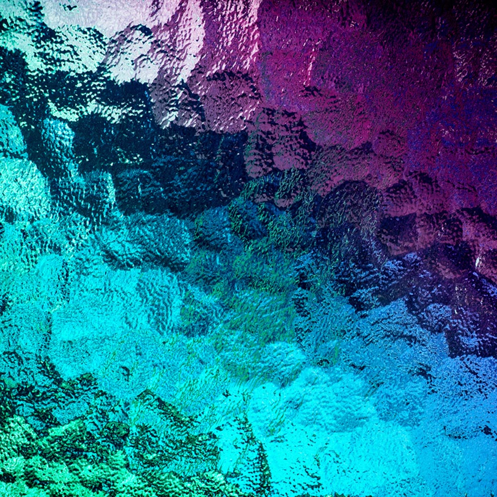 Origin Murals Coloured Glass Blue Wall Mural Image 2