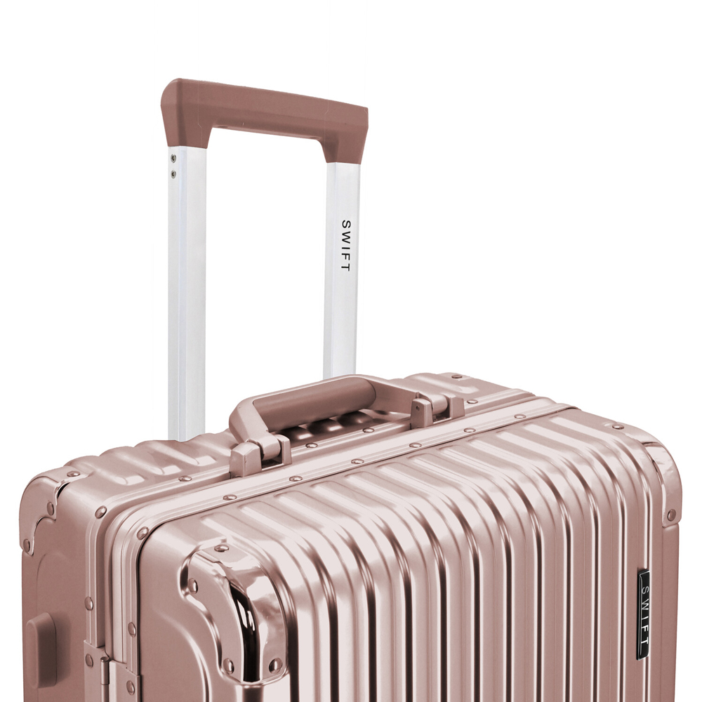 Swift Blaze Hard Shell Luggage Pink Large Image 5