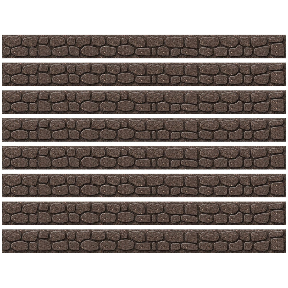 Garden Gear Flexi Curve 9 x 120cm 8 Pack Earth Rockwall Border Image 1