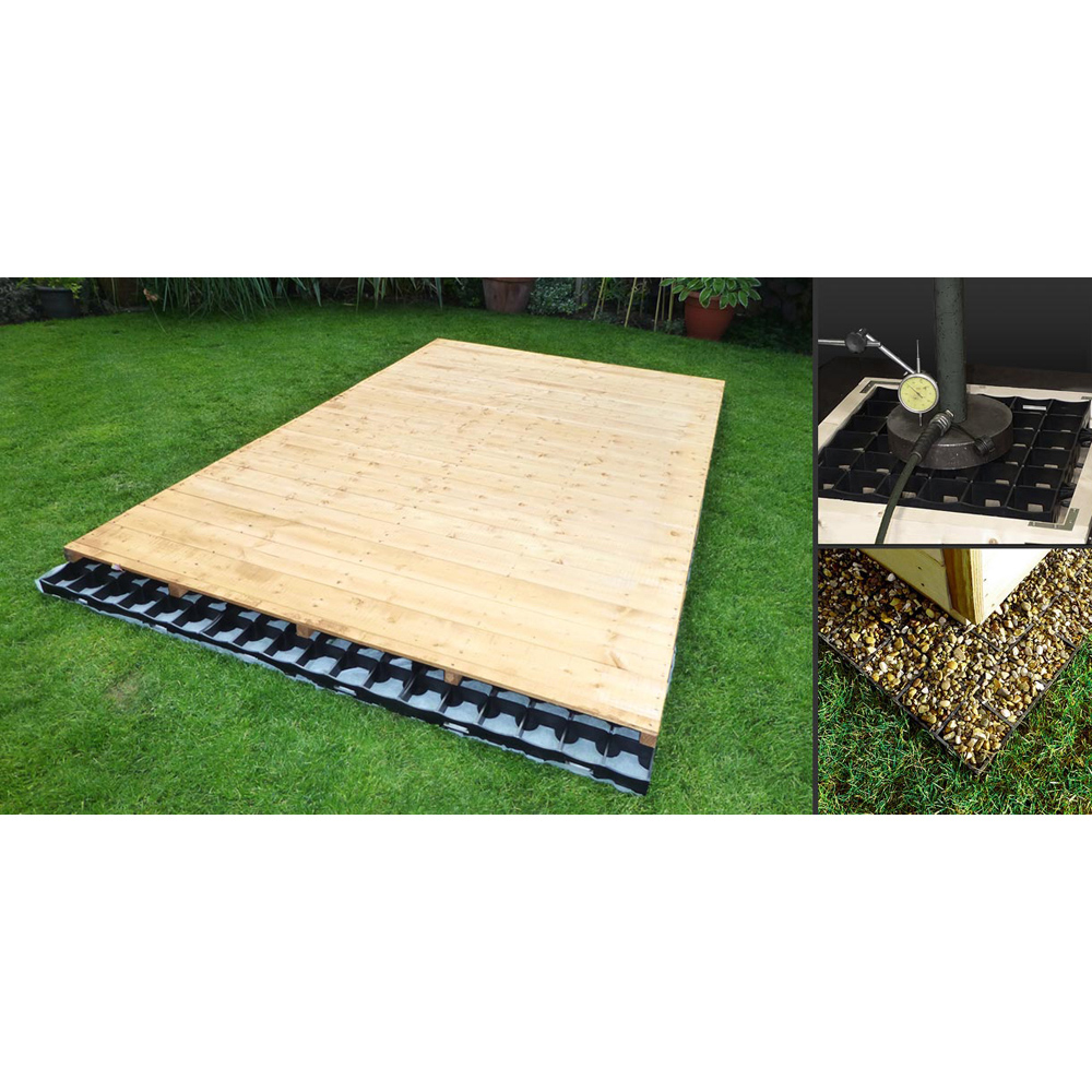 ProBase 8 x 8ft Garden Shed Base Kit with 25 Grids Image 6