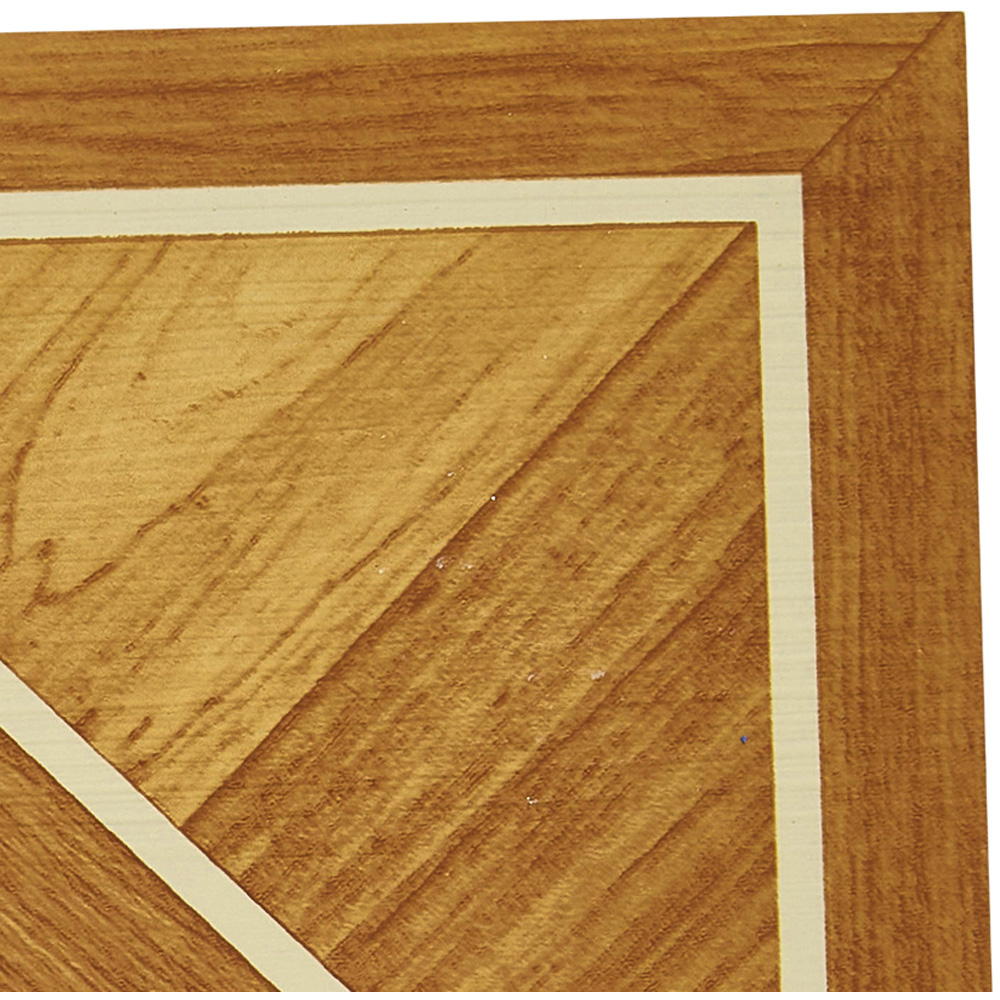 Living and Home Wood Look PVC Self-Adhesive Parquet Flooring Tile 30 x 30cm 30 Pack Image 5