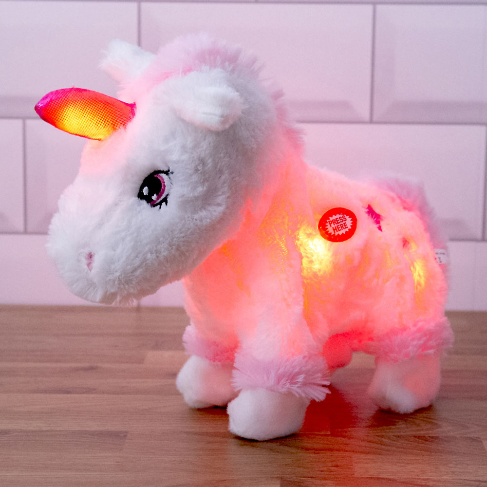 Global Gizmos Magical Plush Walking Unicorn Toy Image 5