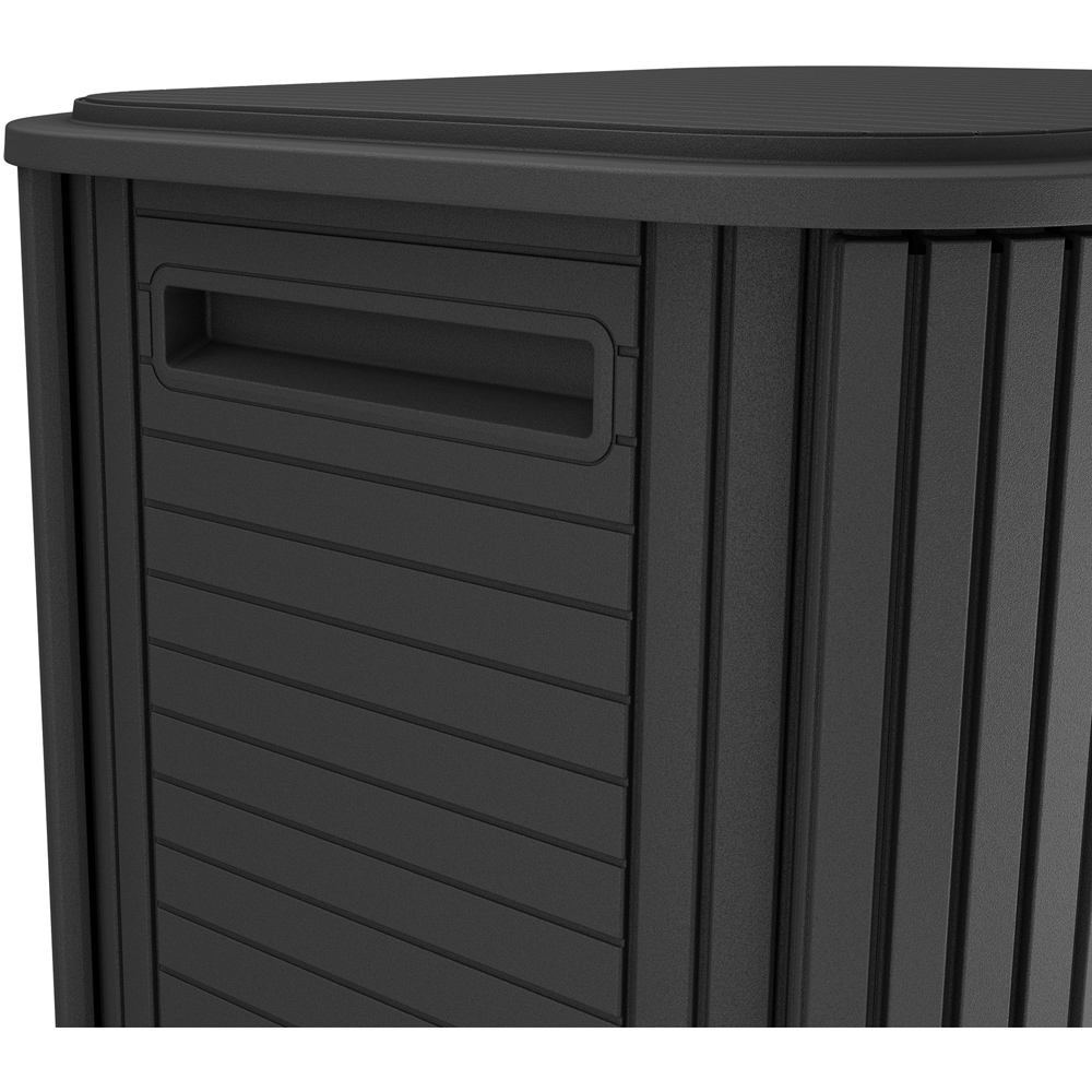 Keter Velo 2 Door Graphite Sliding Storage Cabinet Image 5