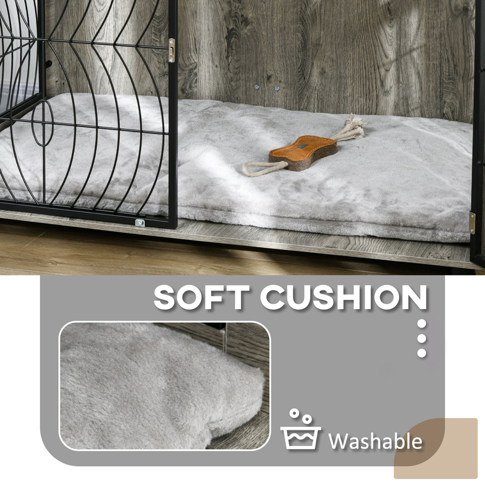 PawHut Extra Large Dog Crate with Cushion Image 6