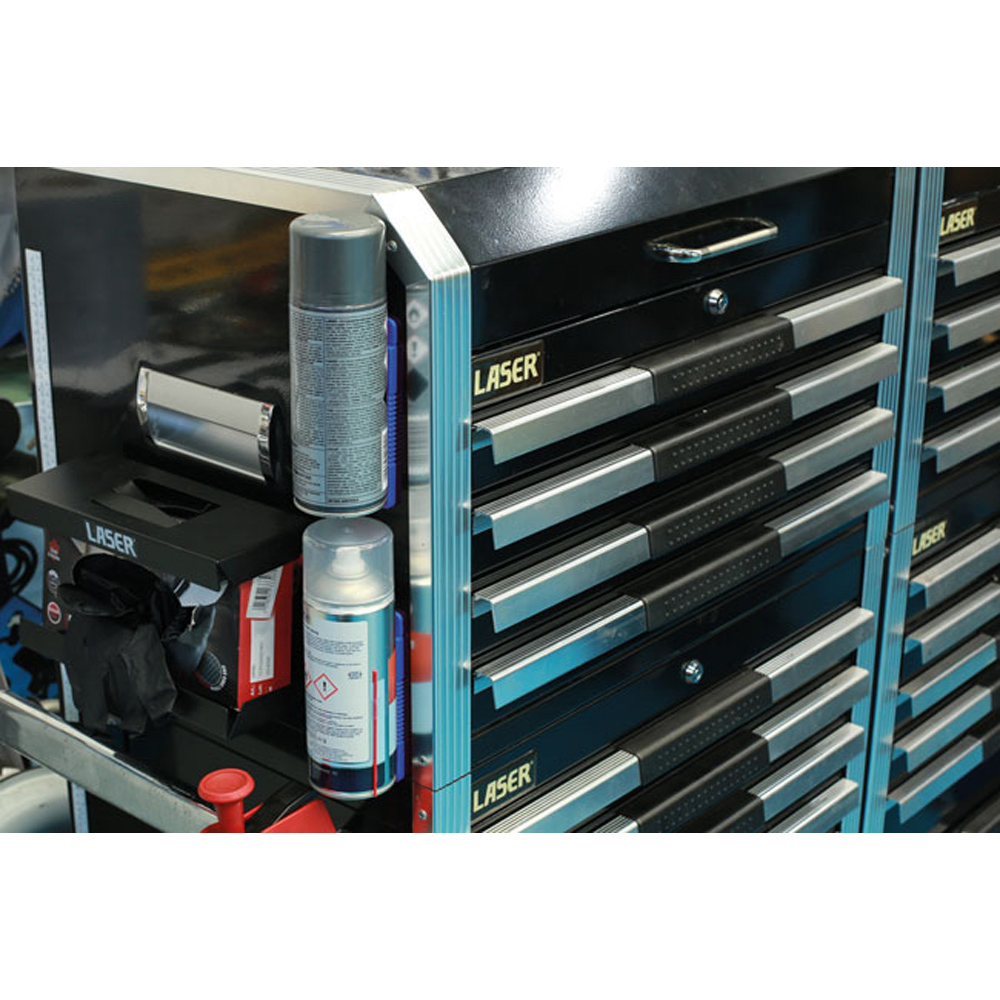 Laser 9025 3 Piece Blue Magnetic Aerosol Can Holder Image 2
