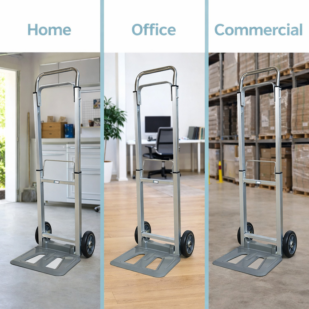 House Of Home Folding Aluminium Hand Trolley 90kg Image 4