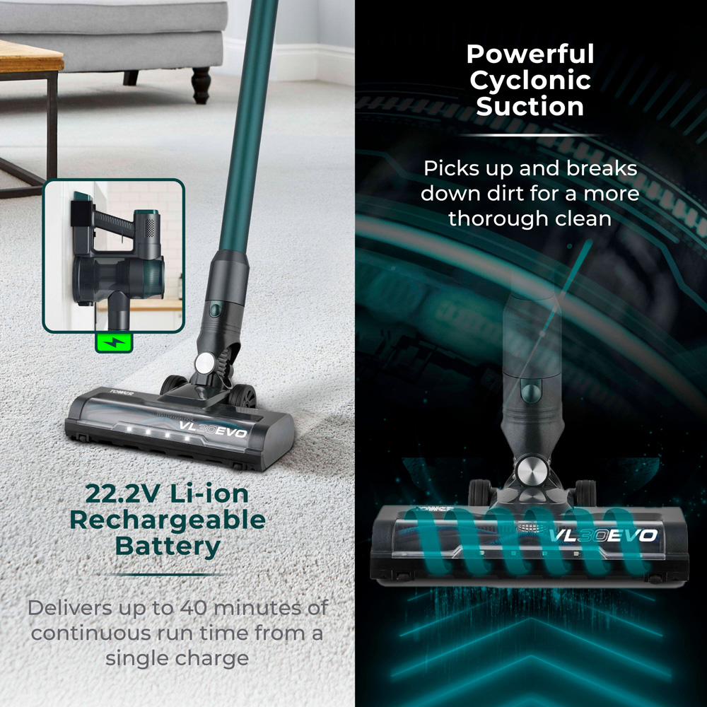 Tower VL30 EVO 3-in-1 Cordless Vacuum Cleaner 22.2V Image 6
