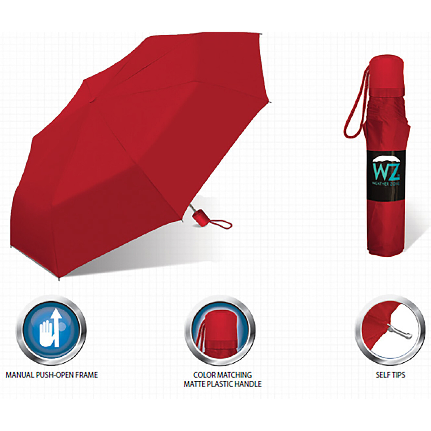 Manual Opening Mini Umbrella Image 2