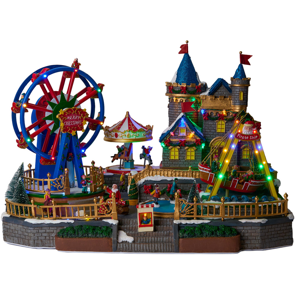 LED Christmas Fairground Model Image 1