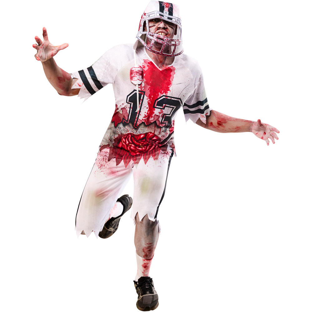 Rubies Adult Zombie American Footballer Halloween Costume Large Image 8