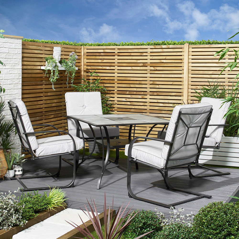 Monte Carlo 4 Seater Spring Rocker Set Image 5