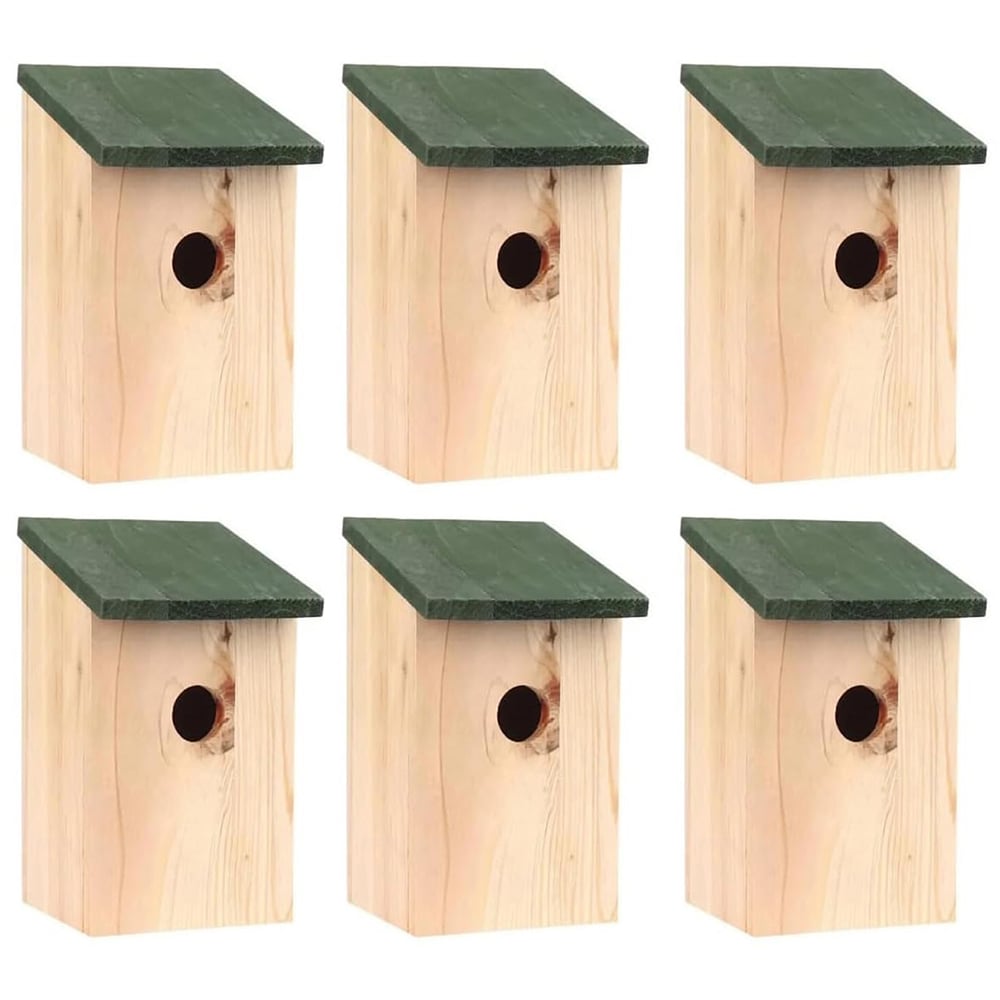 Marco Paul Wooden Bird Nesting Box Set of 8 Image 1