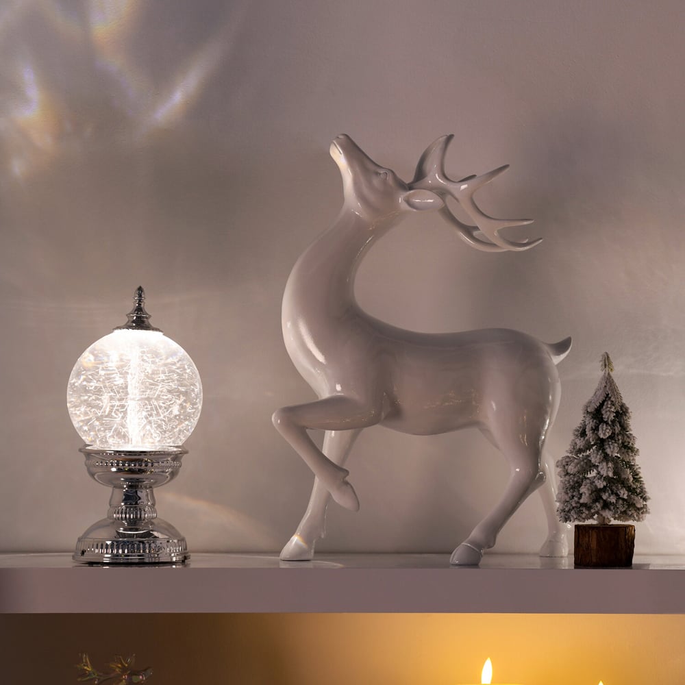 Elegant Stag Standing DecorationWhite Image 2