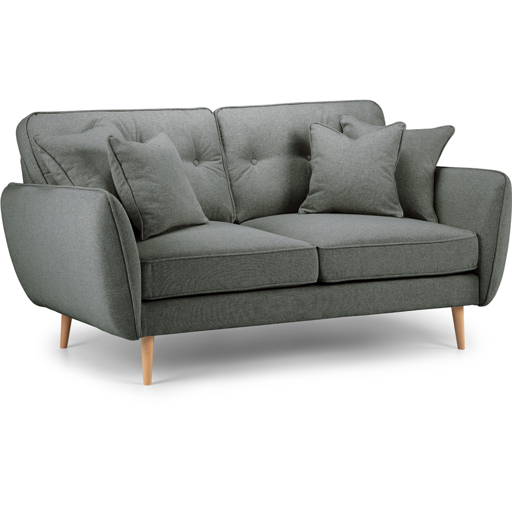 Opry Faro 2 Seater Button Back Slate Sofa Image 2