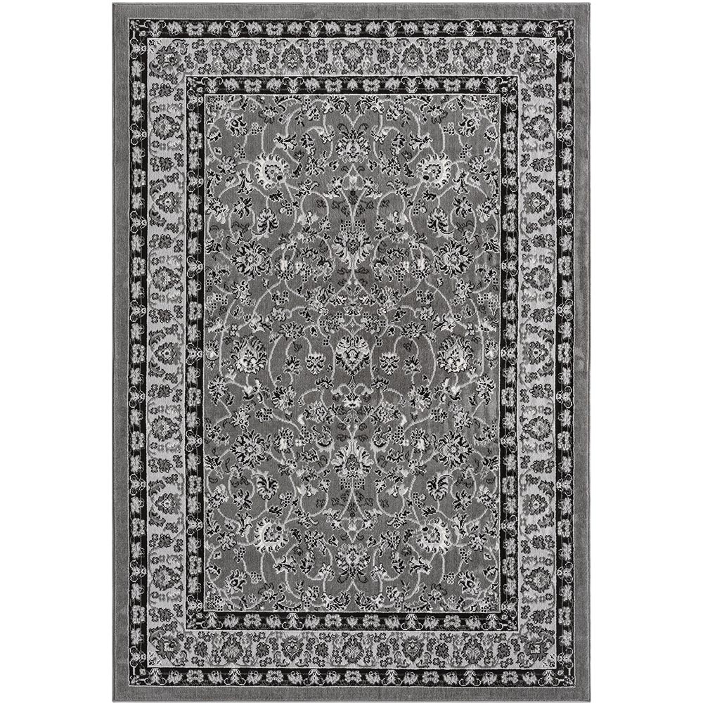 Desire Rugs Obsidian Grey Classical Traditional Rug 200 x 290cm Image 1