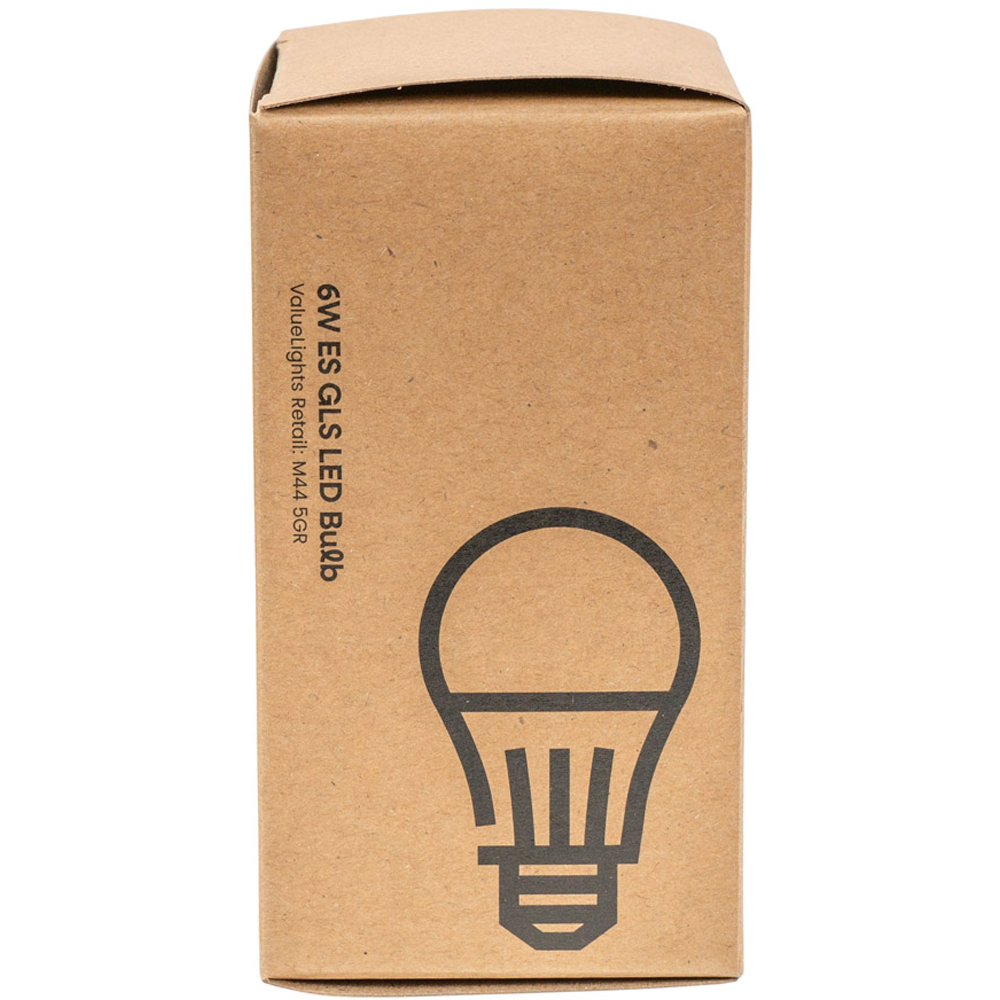 ValueLights 10 Pack E27 LED 6W Warm White Light Bulb Image 5