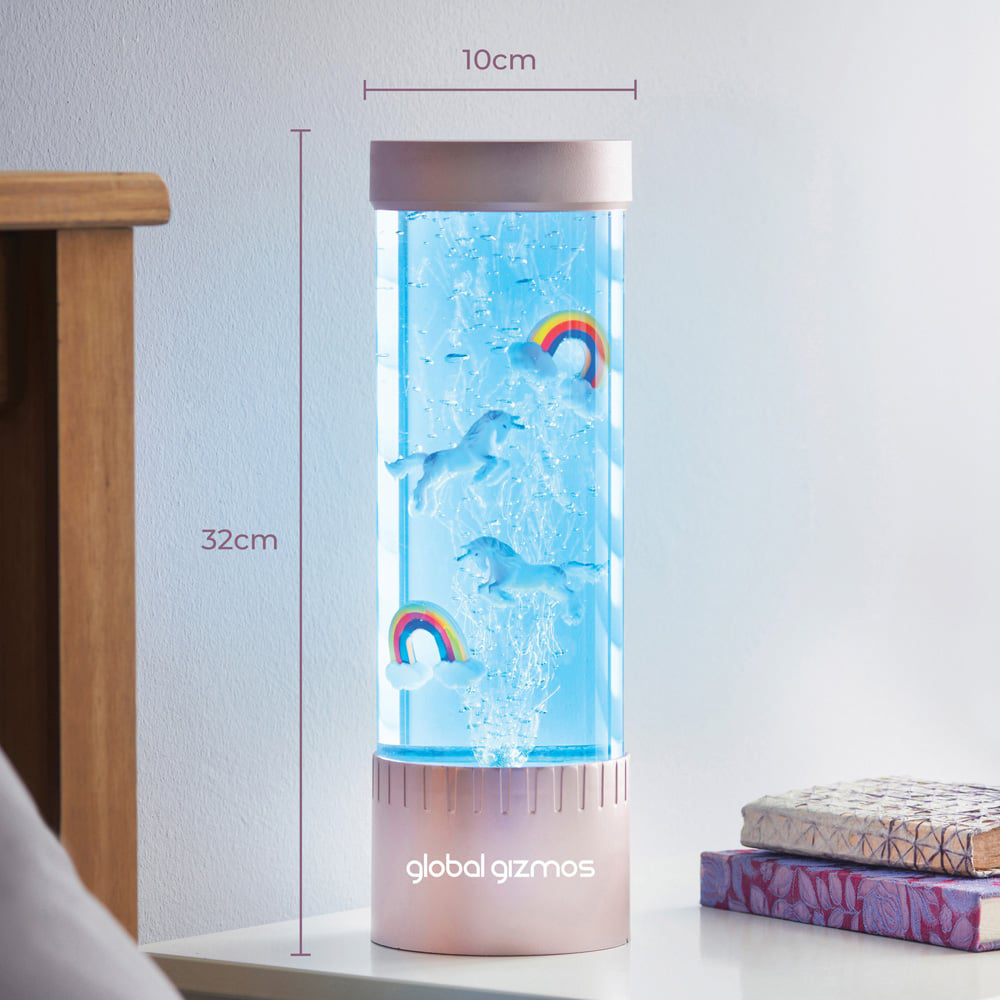 Global Gizmos Rose Gold Magical Water Bubble Lamp 32cm Image 7