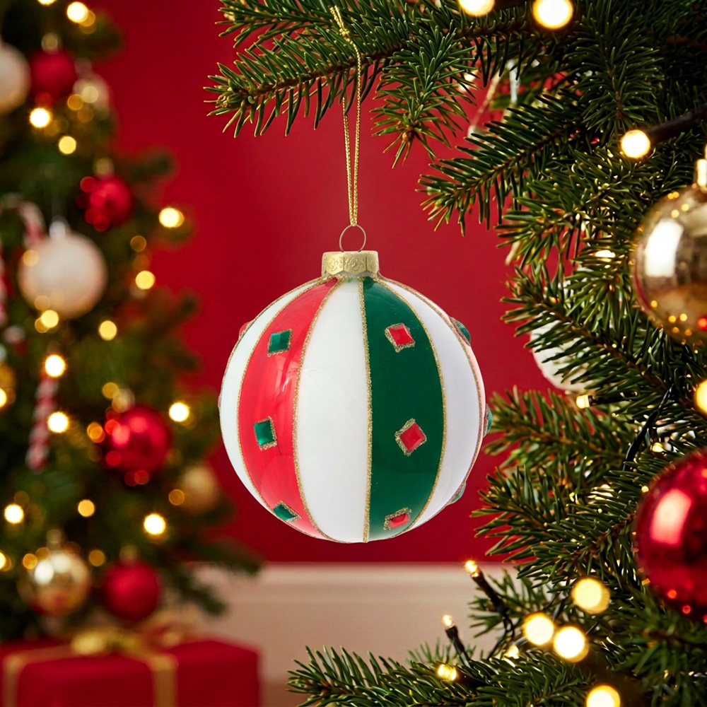 Jewelled Festive Bauble Image 2