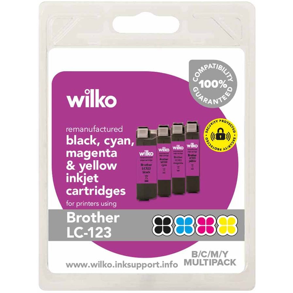 wilko Brother LC123 Bcmy Multipack Image