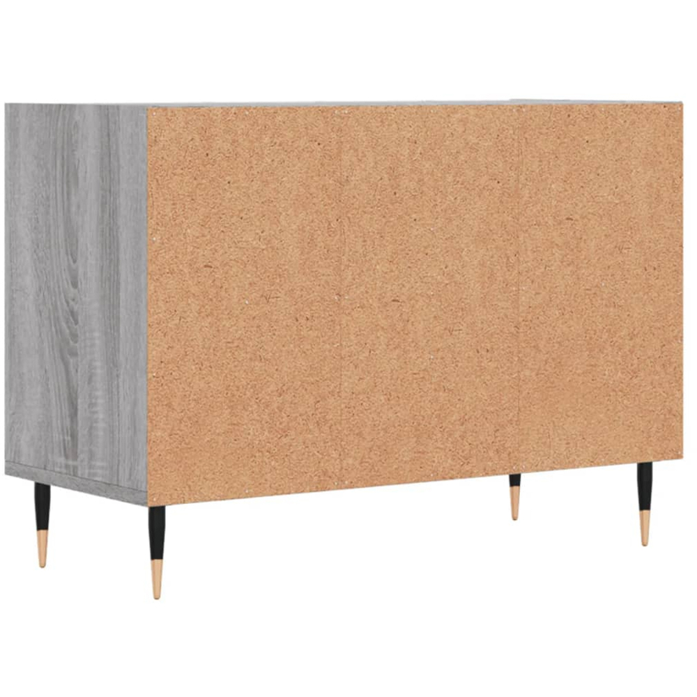 vidaXL 4 Shelf Grey Sonoma TV Cabinet Image 6