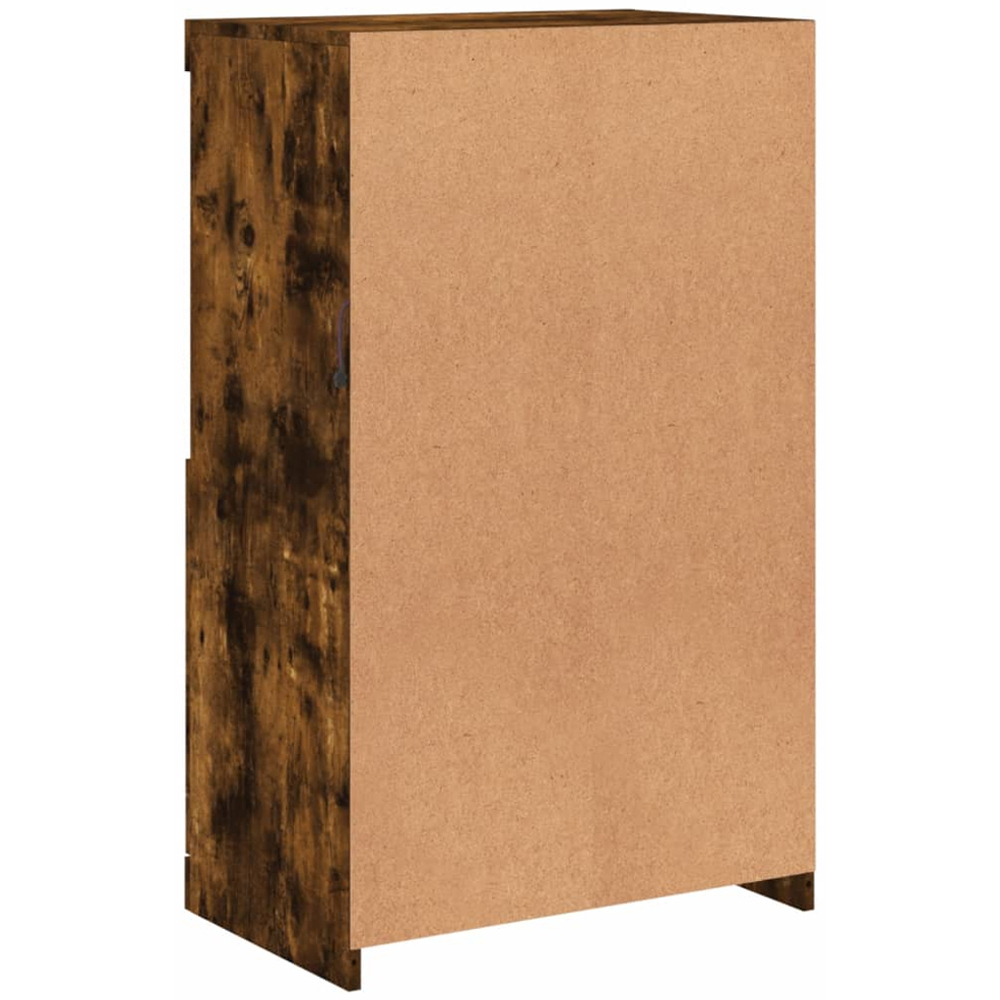 vidaXL 2 Door 2 Shelf Smoked Oak Sideboard with RGB LED Lights Image 9