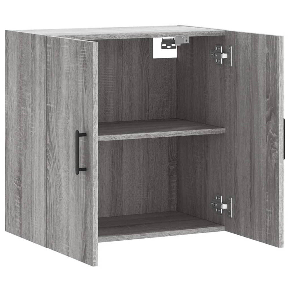 vidaXL 2 Door Grey Sonoma Oak Wall Cabinet Image 5