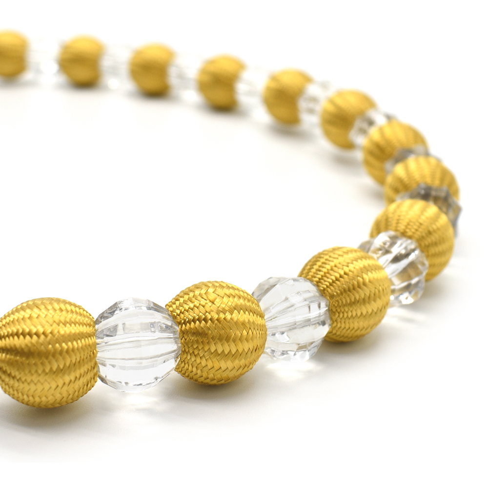 Intimates Krystal Ochre Crystal-Effect Beaded Curtain Tieback 2 Pack Image 2