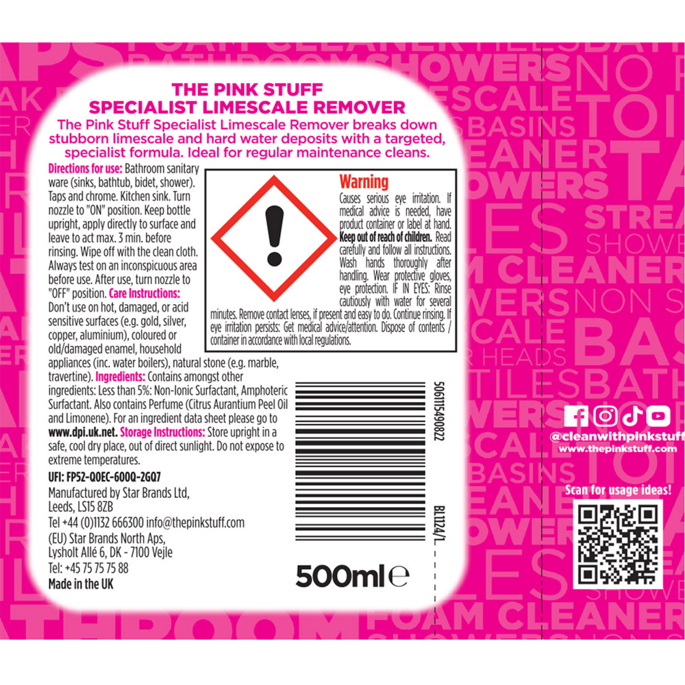 The Pink Stuff Limescale Remover Image 2