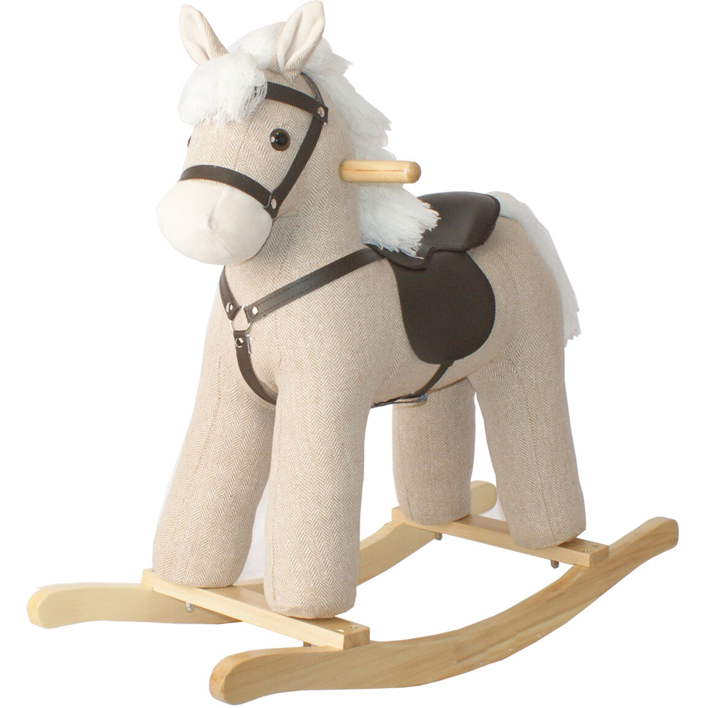Rocking Horse with Sounds - Cream Image