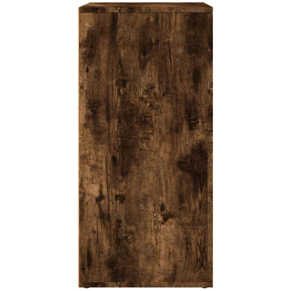 vidaXL 4 Door Smoked Oak Sideboard Set of 2 Image 5