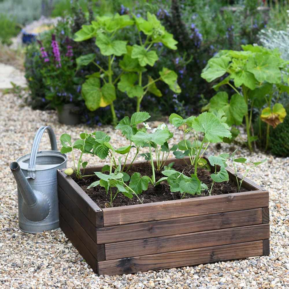 Garden Gear Wooden Medium Raised Garden Bed 2 Pack Image 2