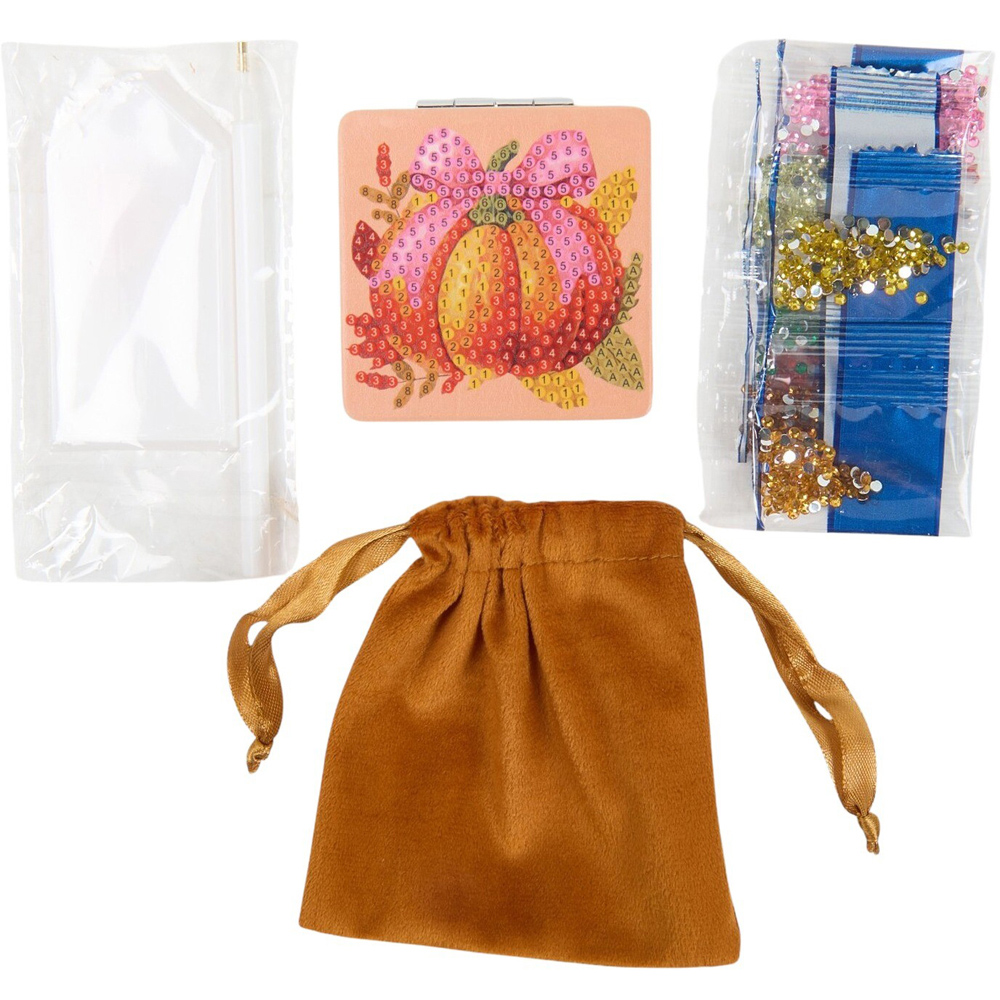 Autumn Diamond Art Compact Mirror Kit Image 3