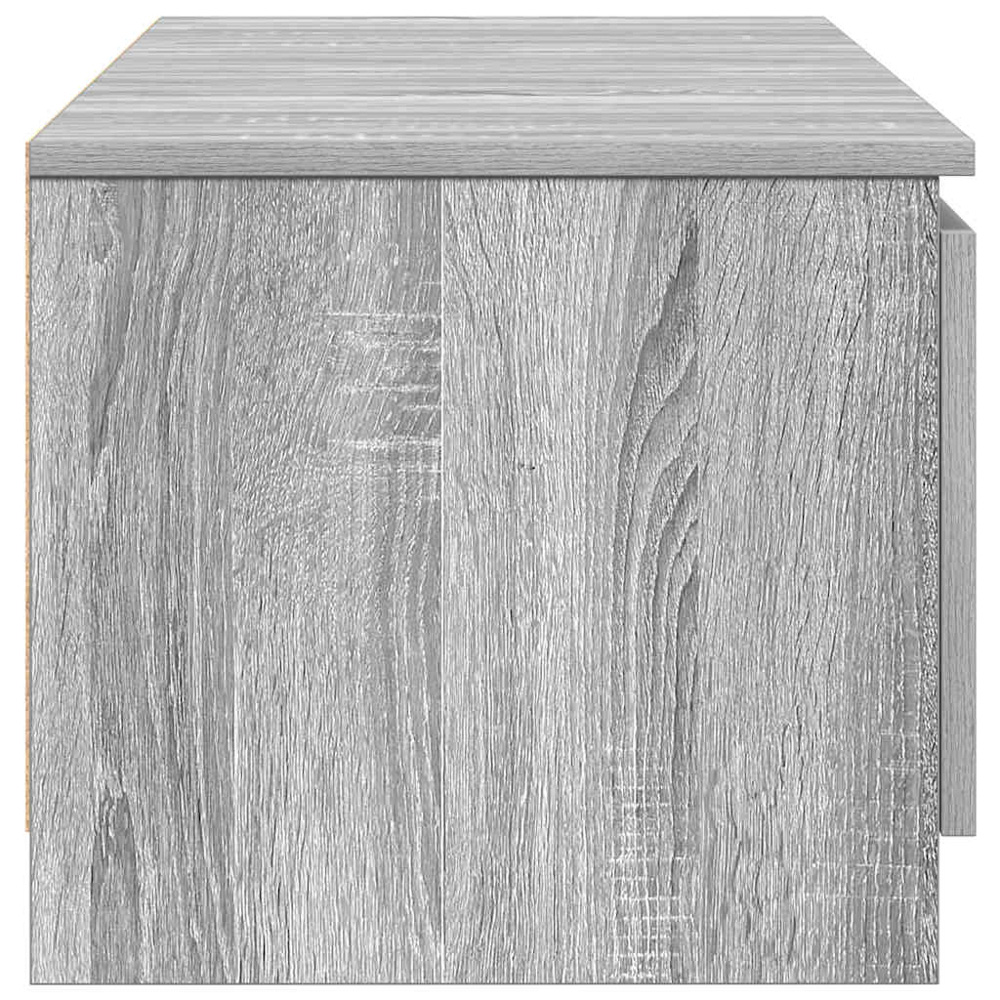 vidaXL 2 Door 2 Shelf Grey Sonoma TV Cabinet Image 7