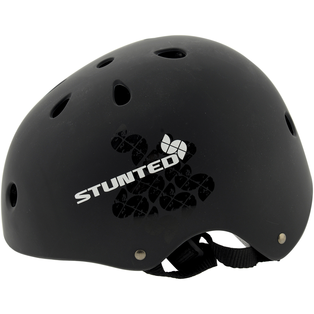 Stunted Black Adjustable Ramp Helmet Image 4