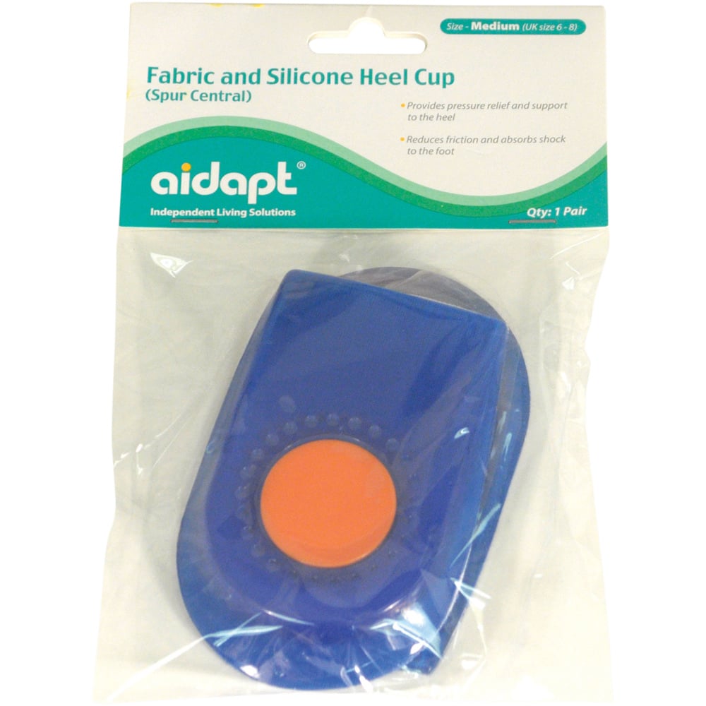 Aidapt Medium Cloth Heel Cup Pair Image 1
