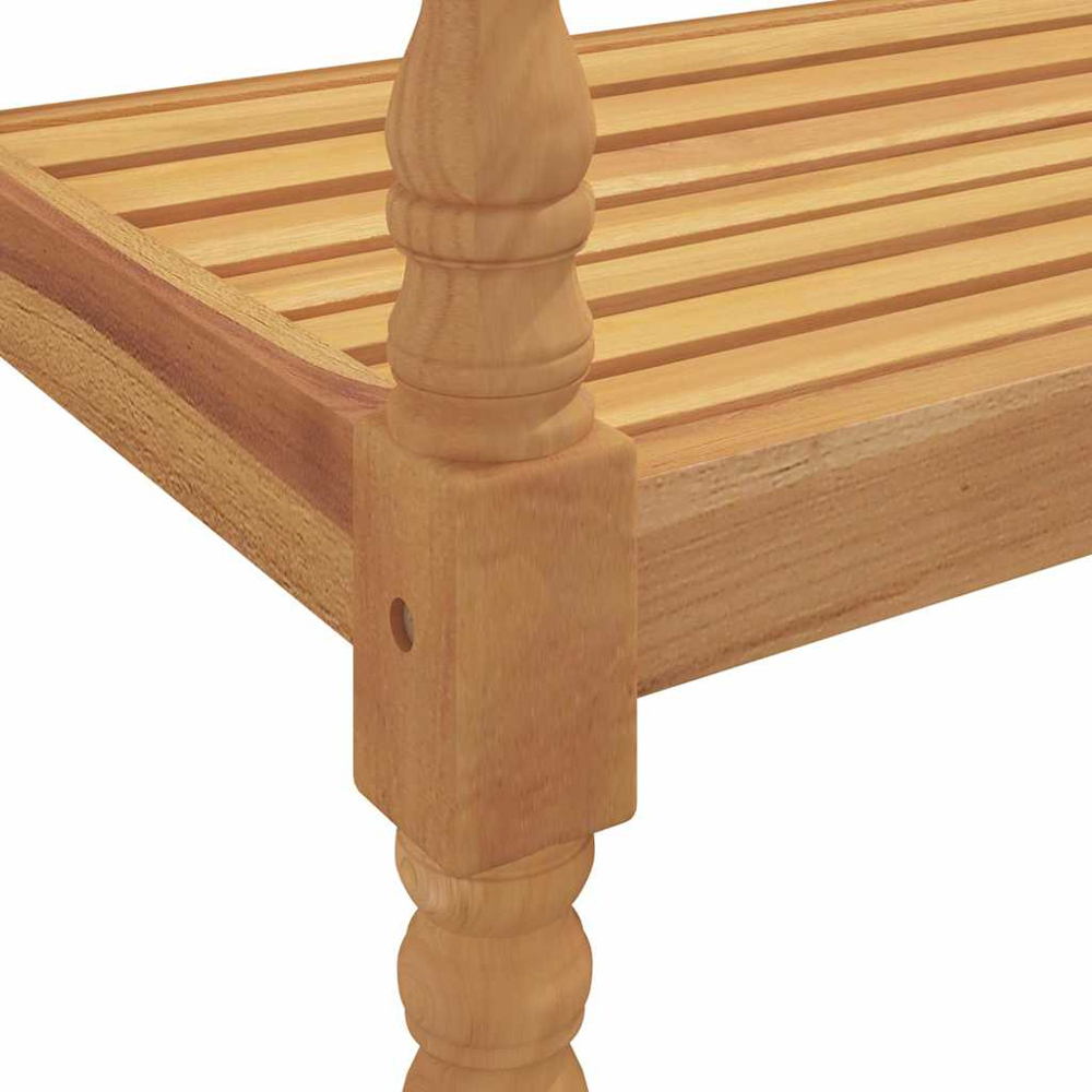 vidaXL Brown Solid Wood Teak Batavia Bench 150cm Image 5